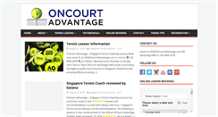 Desktop Screenshot of oncourtadvantage.com